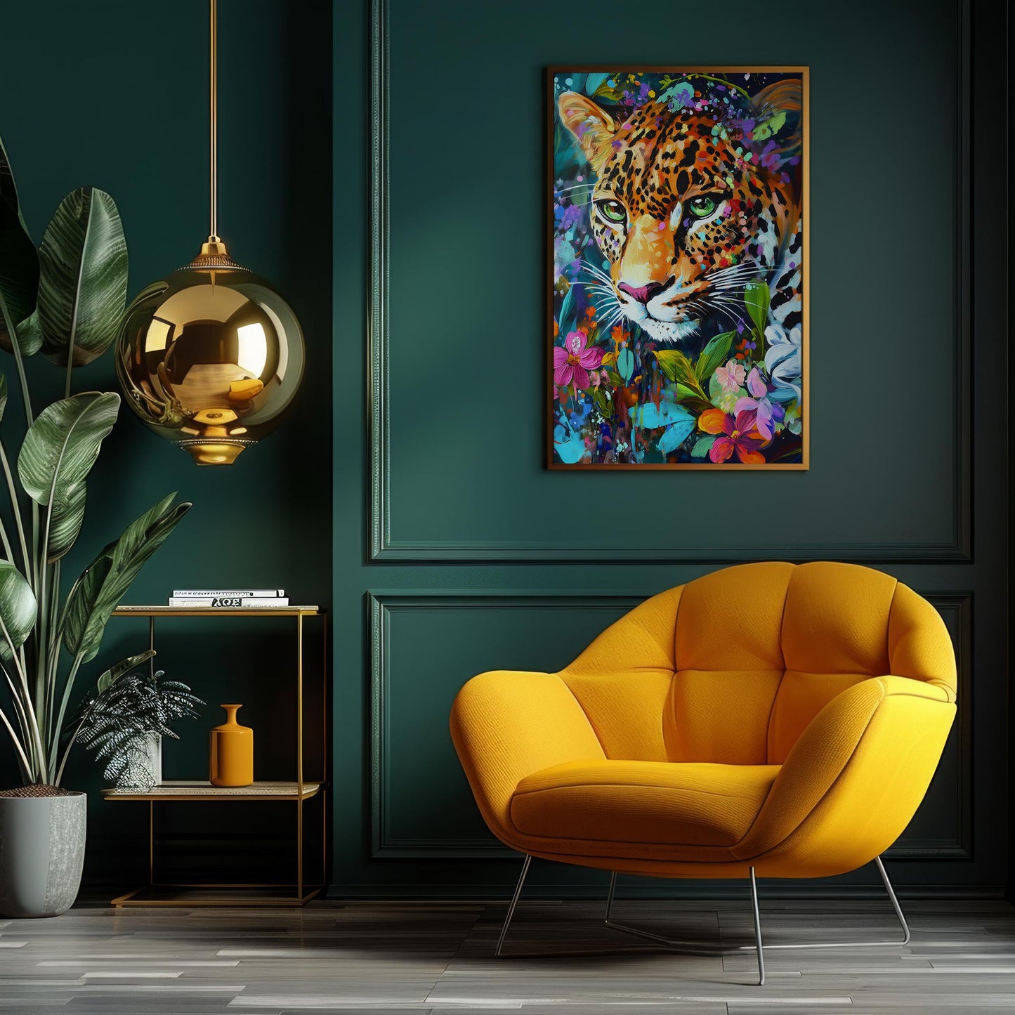 Vibrant Leopard Safari – Maximalist Animal Print